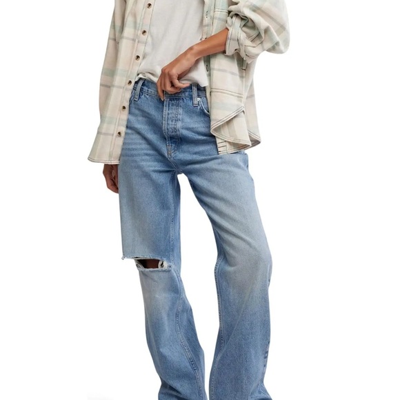 NWOT Free People We The Free Holly Bootcut Jeans - Picture 4 of 15